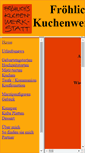 Mobile Screenshot of kuchenwerkstatt.de